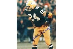 ORIGINAL SPORTS AUTOGRAPHS Willie Wood (2 Super Bowls - Green Bay Packers) Autographed/Original Signed 8x10 Color -w/Certificate of Authenticity