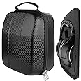 Geekria Shield Case for Large-Sized Over-Ear Headphones, Replacement Protective Hard Shell Travel Carrying Bag with Cable Sto