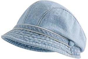YeeHeen Beret Hats Denim Newsboy Cap Retro Artist Hat for Women
