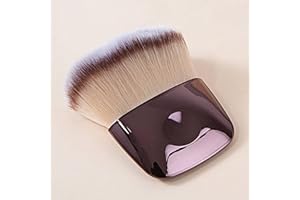 Mini Multifunctional Makeup Brush for Foundation Concealer Blush Contouring - Compact Travel Brush with Soft Synthetic Bristl