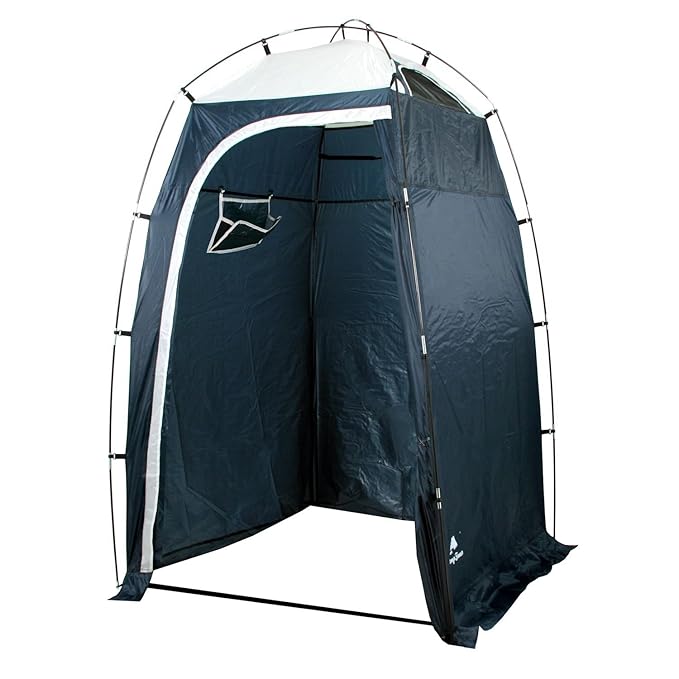 CampFeuer - Duschzelt, Umkleidezelt, Toilettenzelt, 210 x 130 x 130 cm, inkl. 2 Ablagefächer