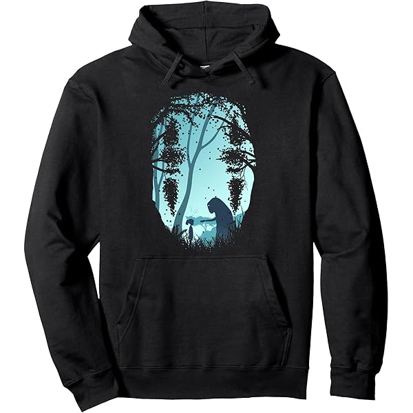 Forest Child Spirit Sweat à Capuche Phosphorescente Bleu Marine - Canada