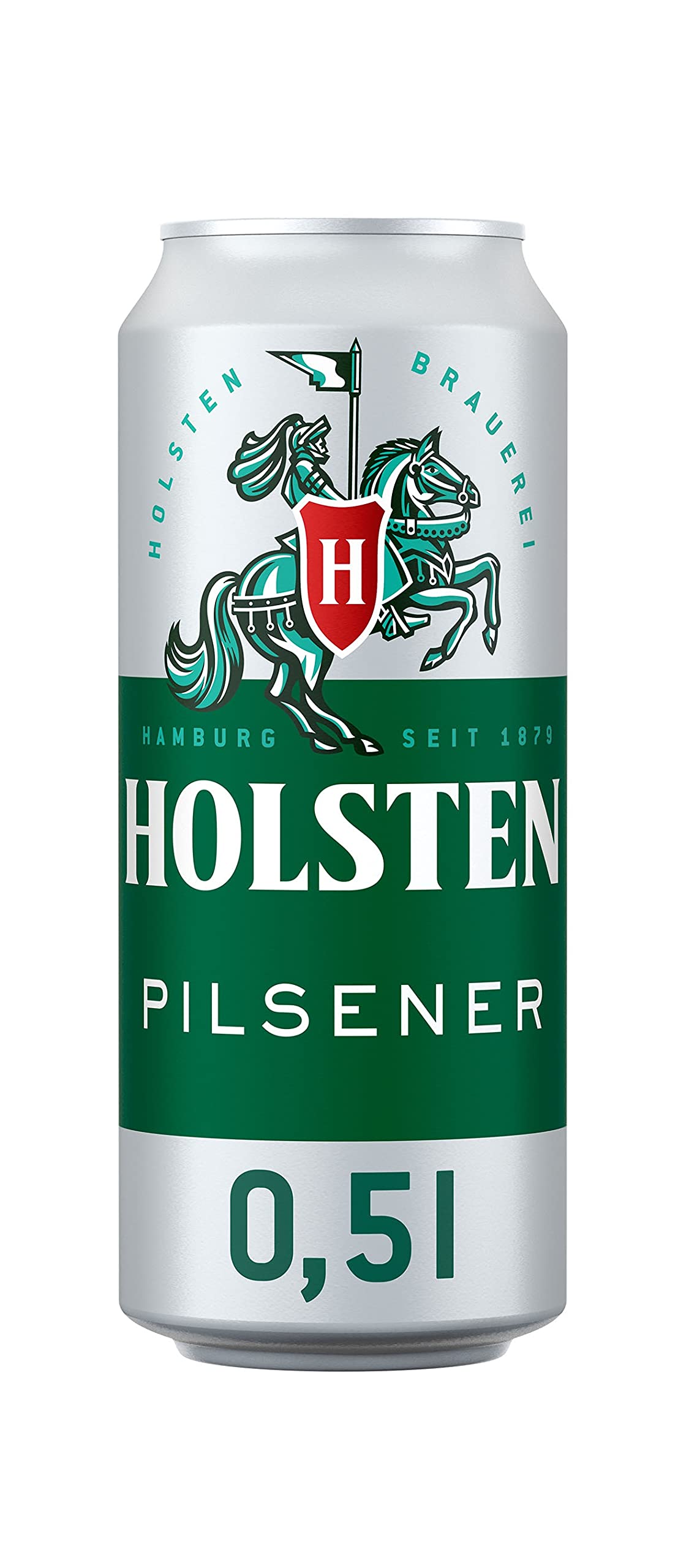 Holsten Pilsener 4,8 % Vol. Premium Pils l |24 Dosenbiere 0,5 L mit erfrischend feinherbem Geschmack | Bierdose Einweg (24 X 0.5 L) 3