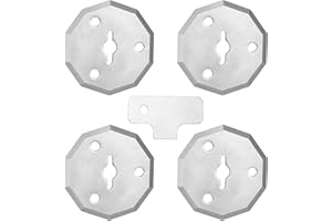4pcs Replacement Rotary Blades for Fanttik C8 Nano Electric Scissors, Stainless Steel Cardboard Cutter Blade for Thin Plastic