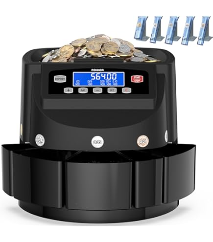 Amazon.com: Coin Counter Machine, Electric Coin Sorting Maker with