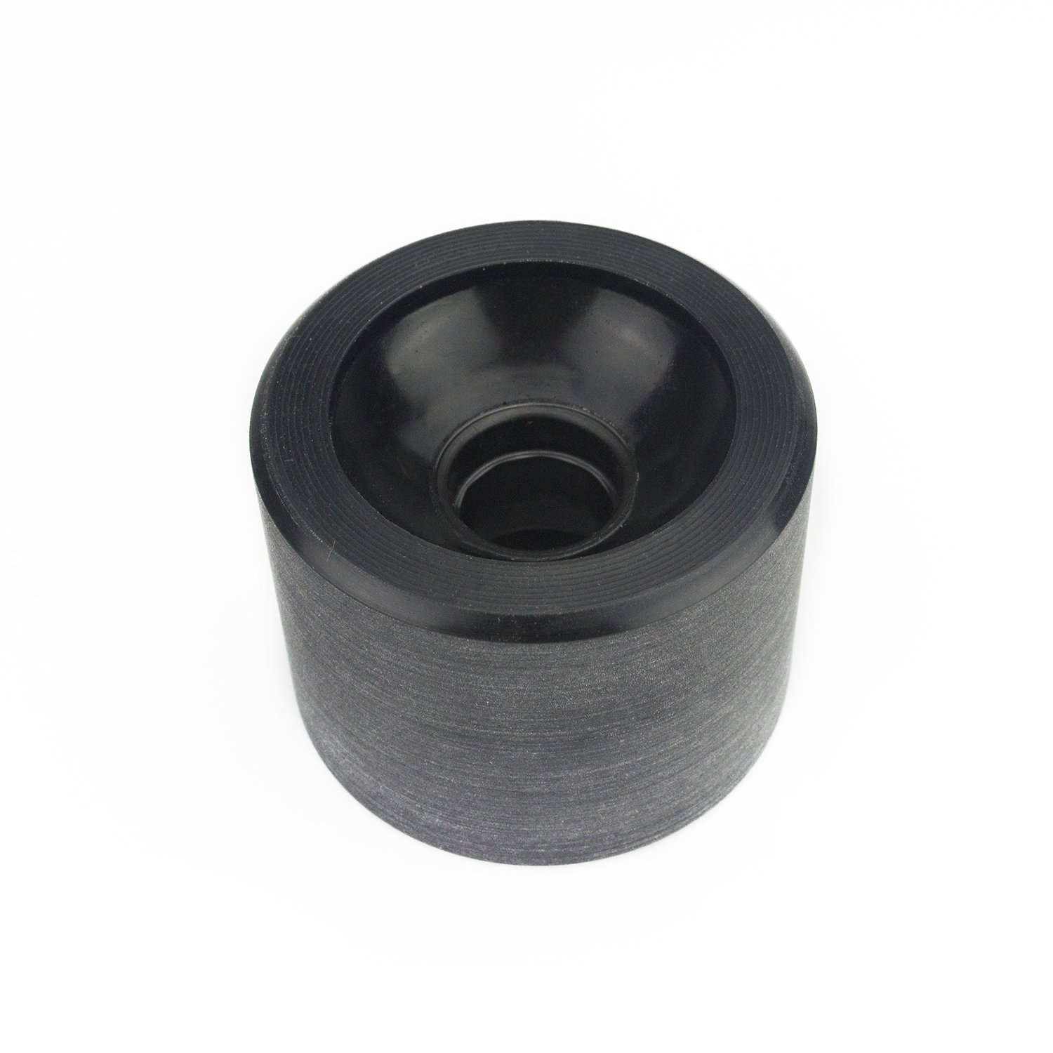 Maxfind Abec 9 Precision 608RS Double Shielded Skateboard Longboard,Kick Scooter,Inline and Roller SkatesBearings Red Silver Bearings Spacers Miniature Ball Bearings(Pack of 16) (black wheels)