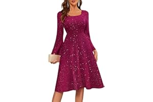 BeryLove Prom Dress for Teens: Sequin Formal Party Dress with Flutter Short Sleeves for Wedding & Cocktail Evening Events