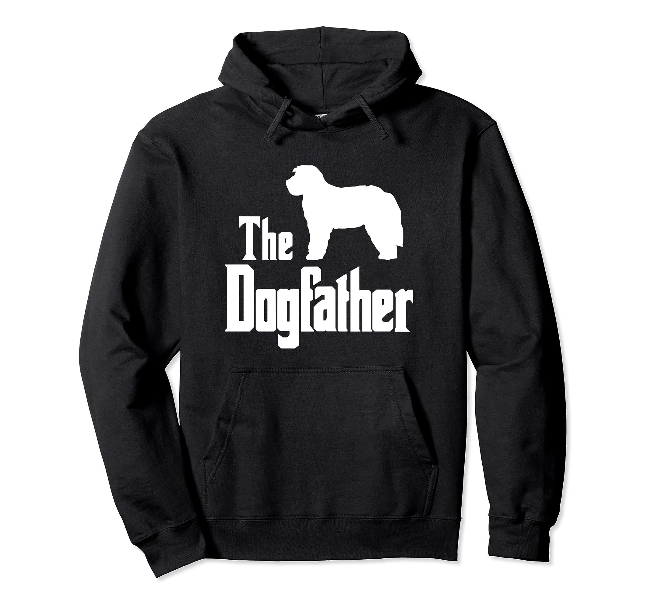 The Dogfather - funny dog gift, funny Bernedoodle Pullover Hoodie