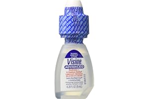Visine Advanced Relief Eye Drops, 0.28 Fl Oz