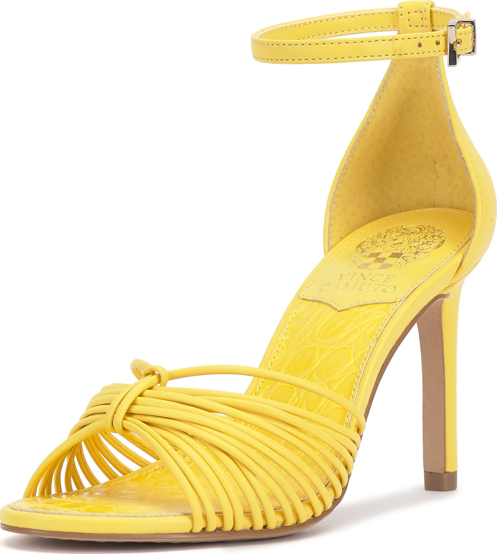Vince Camuto Women’s Blaine Strappy Band High Heel Sandal, Sorrento, 9.5