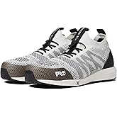 Timberland PRO Women's Radius Knit Slip-On Composite Safety Toe Industrial Athletic Work Shoe, White/Black, 9W