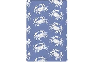 Baby Crib Sheets Fitted Crib Sheet Standard Crib and Toddler Mattress for Boys Girls 52 * 28in Blue White Crab