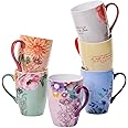BTaT- Christian Coffee Cups, Set of 6, 12oz, Bible Verse Mugs, Inspirational Set for Women, Scripture Coffee Cups, Christian Gifts
