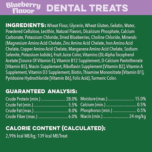 GREENIES DOG TREATS, VETERINARIAN-RECOMMENDED NATURAL DENTAL DOG TREATS, LARGE SIZE, VARIETY PACK FLAVOR, (3) 12 OZ. PACKS, 24 COUNT