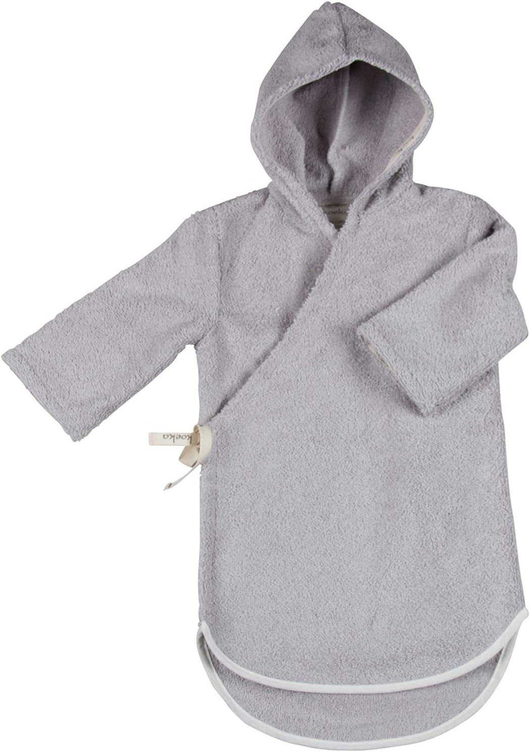 grey baby dressing gown