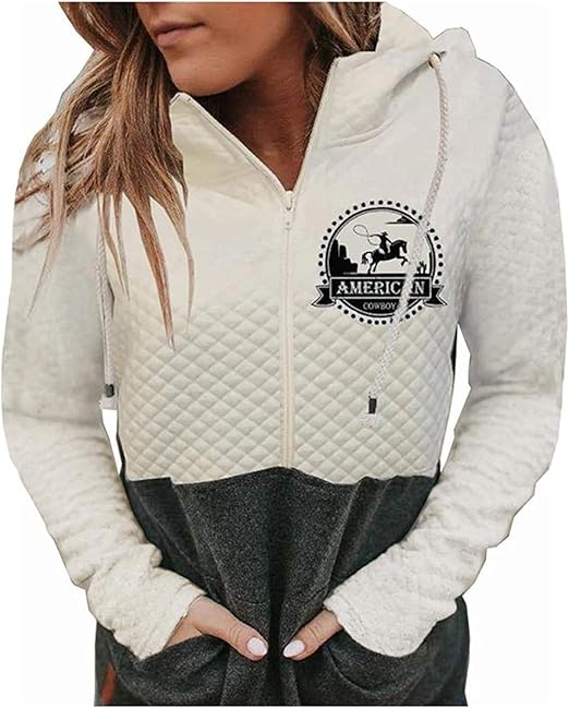 Miiyana Yellowstone Hooded Sweatshirt for Women Long Sleeve Casual Pullover Drawstring Hoodies 