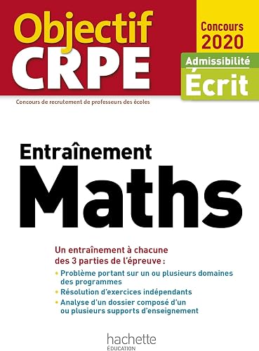 Download Entraînement Maths : Admissibilité écrit PDF
