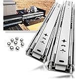 YENUO Heavy Duty Drawer Slides Full Extension 12 14 1618 20 22 24 26 28 30 32 34 36 38 40 Inch Side Mount Ball Bearing Metal 