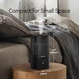 Rosekm Humidifier Bedroom Quiet Ultrasonic 2L 360° Nozzle Auto Shut-Off view 4