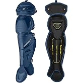 Easton Phenom Series Catcher&rsquo;s Leg Guards | Multiple Sizes &amp; Color | Flexible multi-hinge design, secure contoured fit, plush knee padding, instep extension, removable knee pads