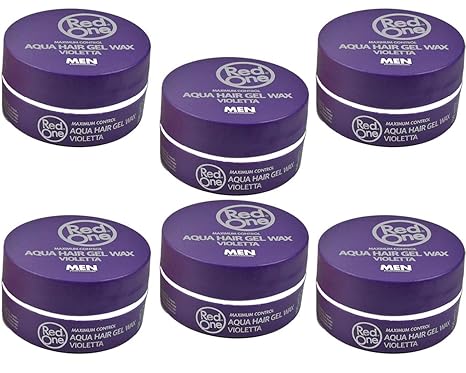6x Red One Haarwachs Full Force [ Violette Dose] Maximum Control - 150ml