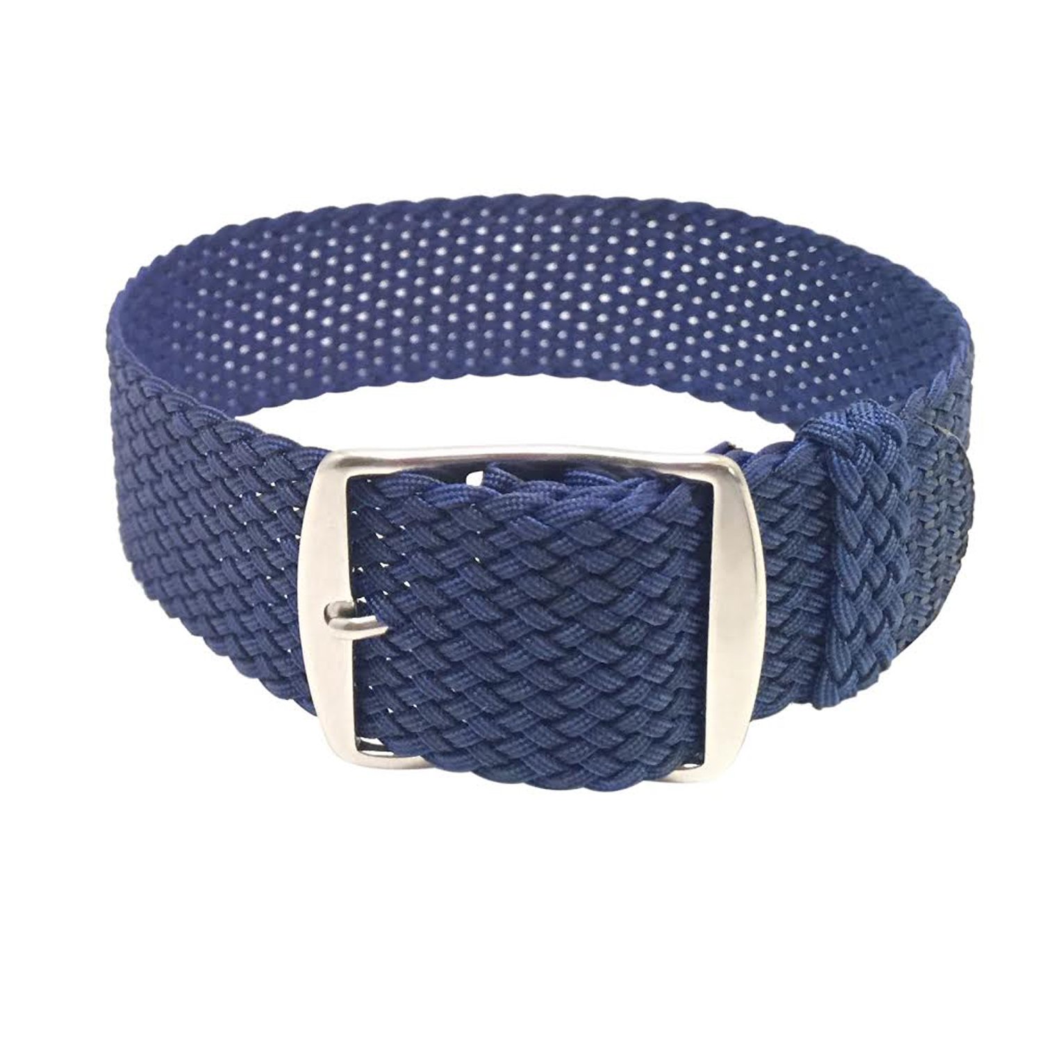 Wrist And Style Perlon Watch Strap 20mm Dark Blue Desertcart