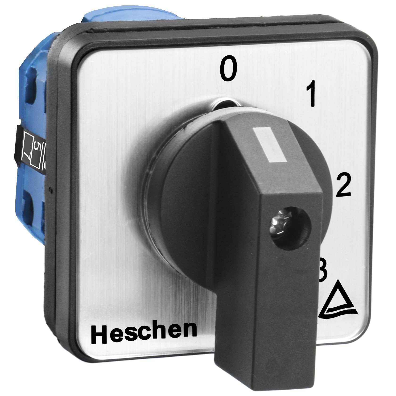 Heschen Universal Rotary Cam Selector Changeover Switch SZW26-20/0-3.2 660V 20A 4 Position 2 Phase 8 Terminals