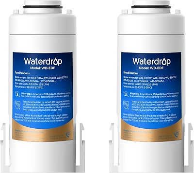 Waterdrop Replacement Filters WD-EDF for WD-ED01 WD-ED02 WD-ED04 2 Pack