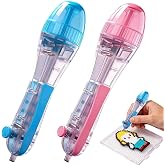 2.6mm Fuse Bead Pen with Automatic Dispenser - 2 Pieces Melty Beads for DIY Decor, Holiday Crafts, and Art Projects - Non-Slip Grip, Easy Press, Ideal for Adults and Gift Giving