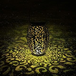 Solarlaterne für außen, Tomshine Dekorative Solarlampe Garten Laterne, IP44 Wasserdicht LED Solar Laterne Dekolampe für Draussen