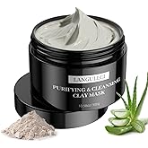 Clay Mask & Mud Face Mask – Purifying Kaolin Clay Mask, Blackhead Remover & Oil Control for Sensitive, Oily & Dry Skin | Detoxifying Pore Cleanser & Scrub | Helps Reduce Pores & Acne | 10.5 oz