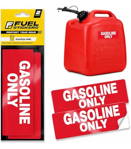 Amazon.com: Gas Sticker, Gasoline Decals for Fuel Cans and Outdoor