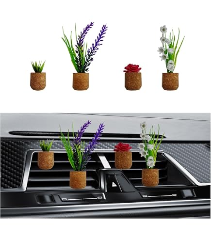 WEKADRIN Clip De Ventilation Désodorisant pour Voiture en Résine Forme Cactus, Lot De 4, Décoration Intérieure Automobile, Accessoires D'aromathérapie WEKADRIN Clip De Ventilation Désodorisant pour Voiture en Résine Forme Cactus, Lot De 4, Décoration Intérieure Automobile, Accessoires D'aromathérapie