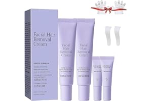 QFIBKR Hydrateology Facial Hair Removal, Hydrateology, Hydratology Facial Hair Remover, Luuma Hair Removal Cream, Gentle Hairs Removers, Long-Lasting Depilatory Cream for All Skin Types(2Pcs)