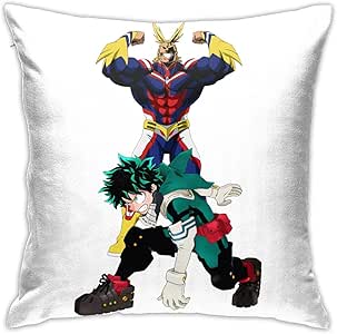 RJ Unique Fundas para Almohada,My He-Ro ACA-Demia All Might Deku Fundas