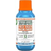 TheraBreath Fresh Breath Oral Rinse, Travel Size, Clinically Shown to Fight Bad Breath for 12 Hours, Alcoho & Dye-Free Mouthw