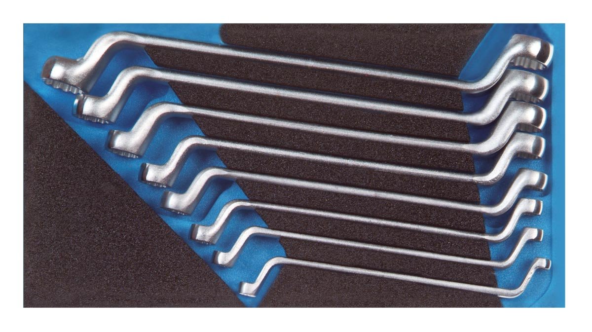 Gedore 1500 CT1-2 Ring spanner set in 1/3 CT module