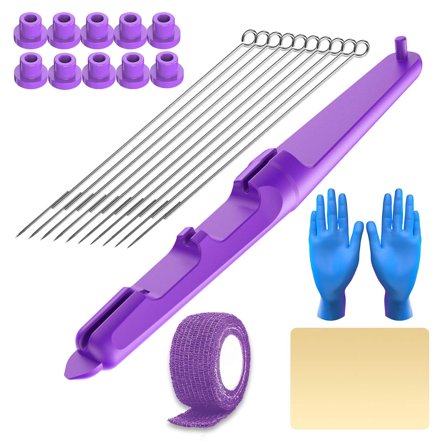 Wormhole Tattoo Poke and Stick Tattoo Kit Hand Stick n Poke Pen Kit DIY Tattoo Tool Kit Stick and Poke Tattoo Kit Tiny Home Tattoo Kit with Poke and Stick Needles Tattoo Supplies TK101