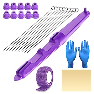 Wormhole Tattoo Poke and Stick Tattoo Kit Hand Stick n Poke Pen Kit DIY Tattoo Tool Kit Stick and Poke Tattoo Kit Tiny Home Tattoo Kit with Poke and Stick Needles Tattoo Supplies TK101