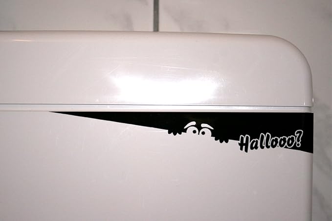 Aufkleber 'Monster', Art. fun_003, 20x3cm, Spaß-Aufkleber, Fun-Aufkleber, Toiletten-Aufkleber, Spülkasten-Aufkleber