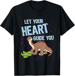 Land Before Time Littlefoot Let Your Heart Guide You T-Shirt