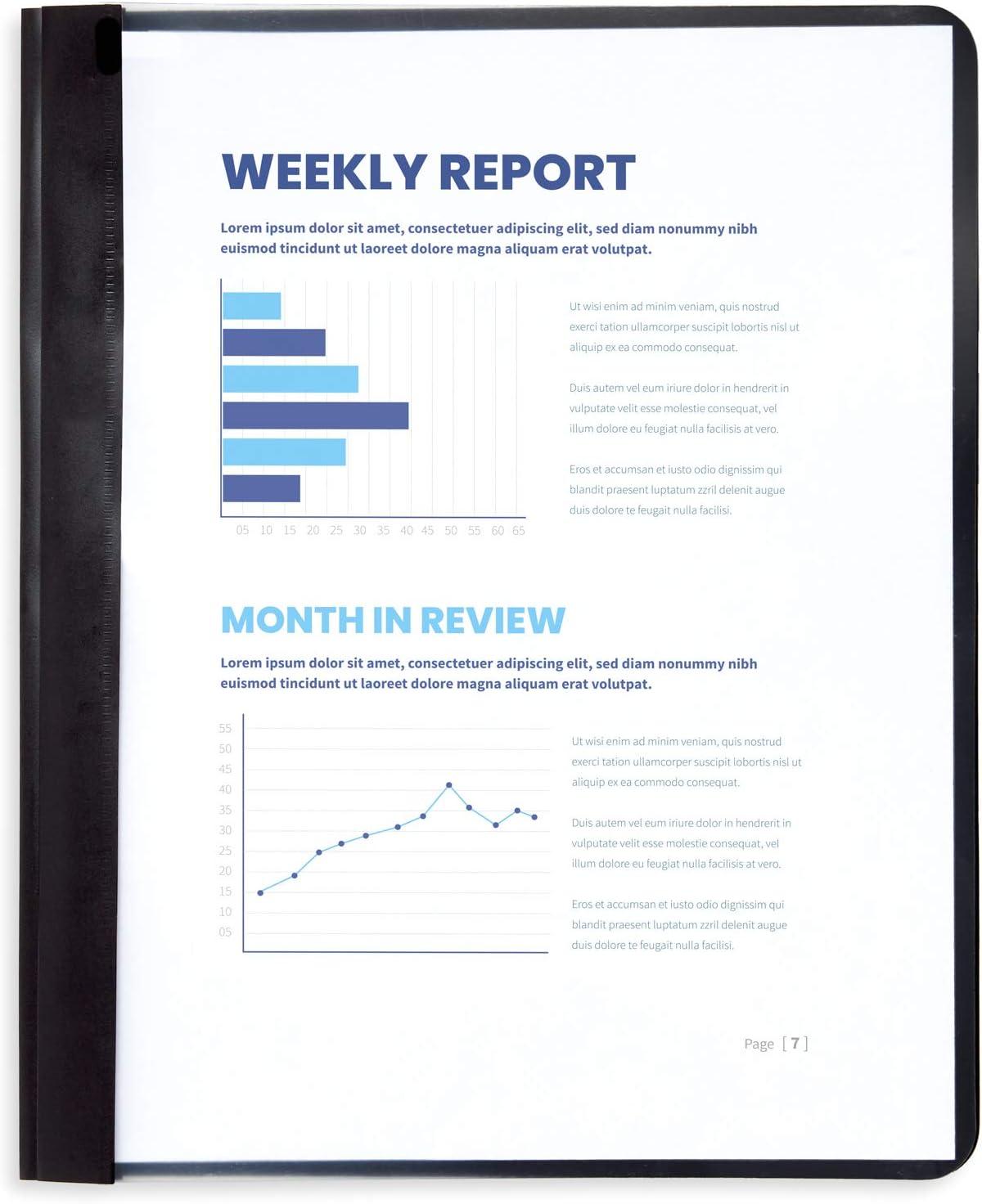Plastic Report Covers, 25-Pack : Office Products