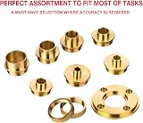 KATSU Brass Router Guide Bushing Set 10 Pcs Case Metric Size Kit view 4