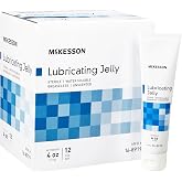 McKesson Lubricating Jelly, Sterile Tube, for Surgical, 4 oz, 12 ct | Water Soluble Lubricant Gel, Medical, Personal, Water Based Non-Sticky, Non-Greasy Lubricant Gel, Medical Grade