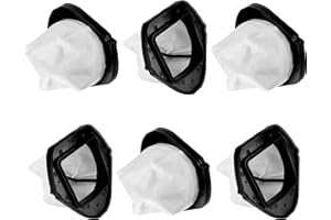 6 Pack SV780 Dust Cup Filters Replacement for Shark Cordless Hand Vac SV75Z, SV728N, SV726N Compared to Part# XF769, XSB726N LUXRILIX