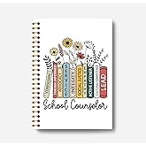Guymn School Counselor Gifts Notebook Journal - School Counselor Appreciation Gifts, School Counselor Therapist Gifts for Women, School Counselor Office Must Haves, Spiral Notebook 5.5x8.3