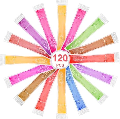 Tagvo Eis Pop Form Gesunde Hausgemachte Snack Gefrierschrank Pop Gogurt Eis Sussigkeit Bpa Frei Und Fda Genehmigt Popsicle Maker Mit Ziplock Set Von 120 Pack Amazon De Kuche Haushalt