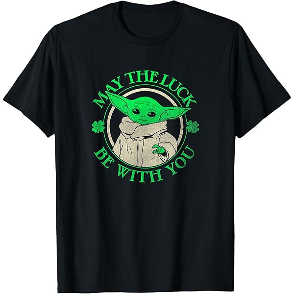 Amazon.com: Star Wars Grogu and Lucky Green Shamrocks St