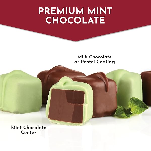 FANNIE MAY, MILK CHOCOLATE CANDY, MINT MELTAWAYS, GIFT BOX, 11.5 OZ