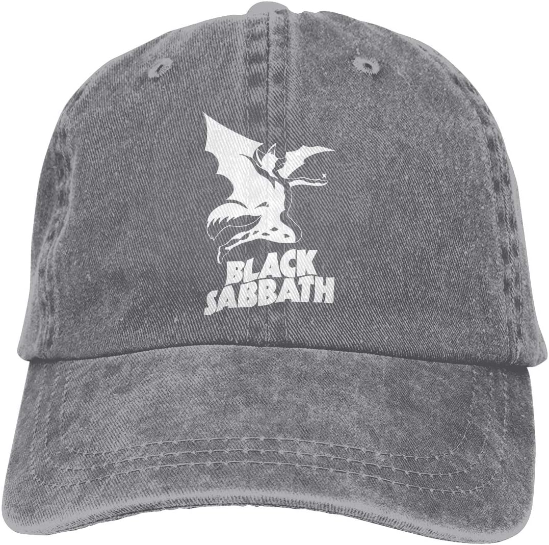 Gerneric Chenfengping Black Sabbath Unisex Baseball Hat Denim Hats Denim Hat Black